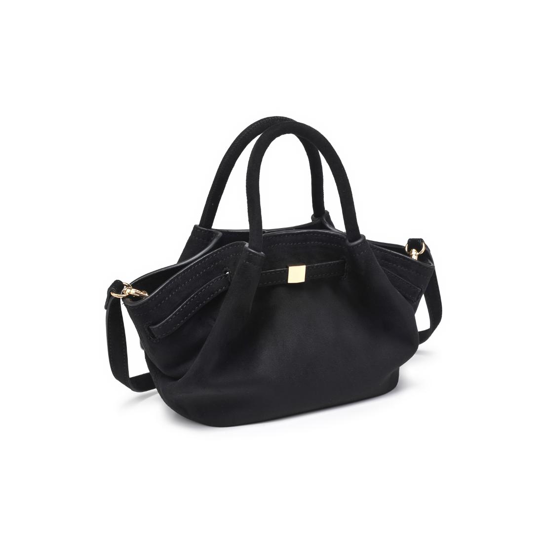Product Image of Urban Expressions Selena - Faux Suede Crossbody 840611199188 View 6 | Black