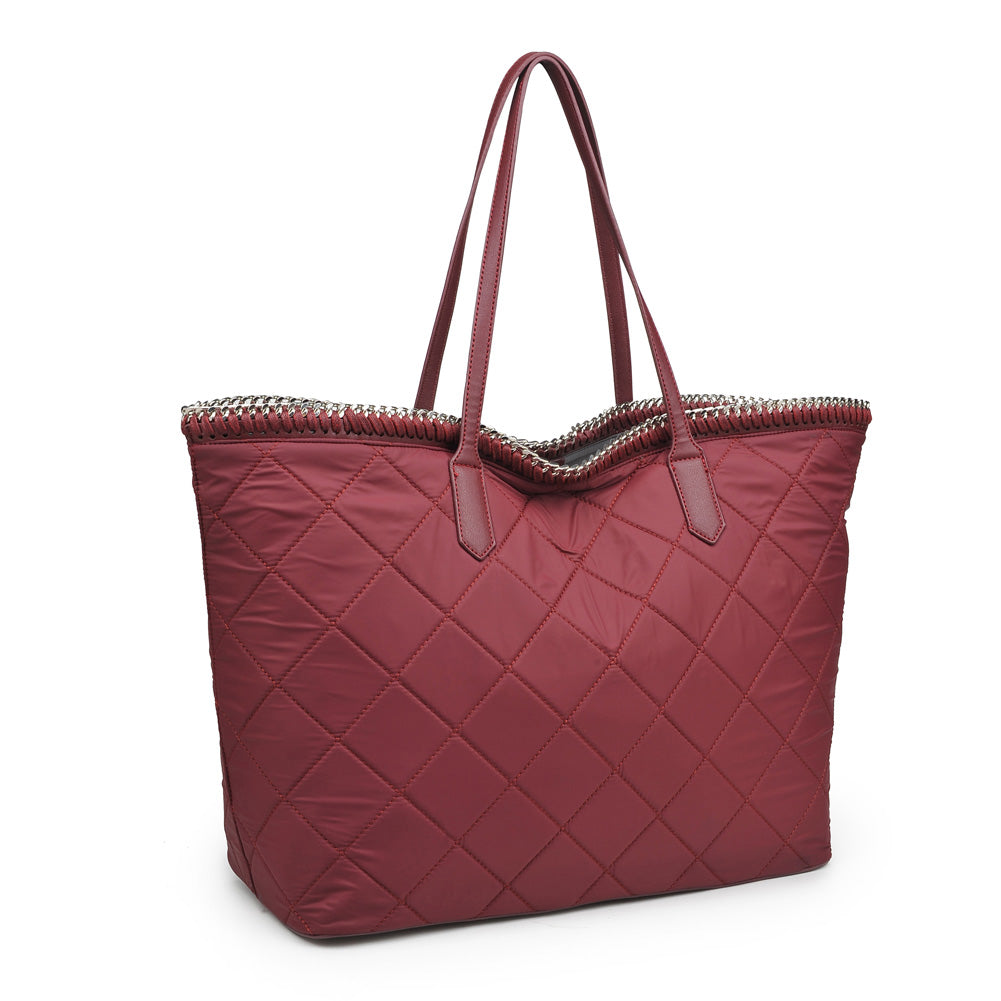 Product Image of Urban Expressions Rush Tote 840611156556 View 2 | Burgundy