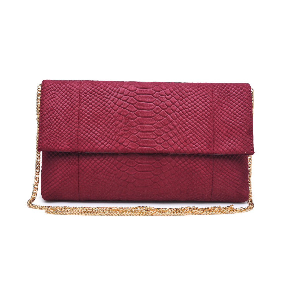 Product Image of Urban Expressions Phoebe Clutch 840611135278 View 1 | Burgundy