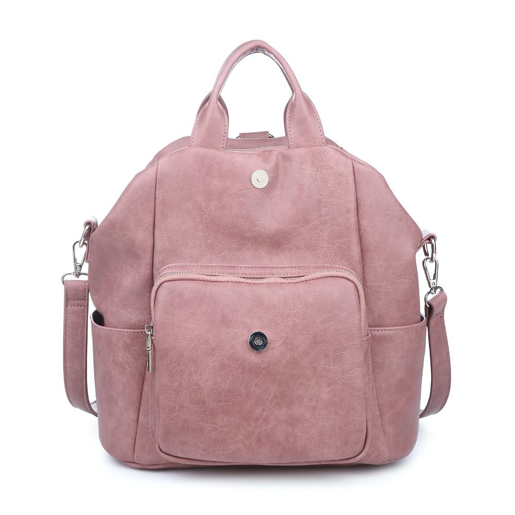 Product Image of Urban Expressions Jackson Backpack NA-840611163509 View 5 | Mauve