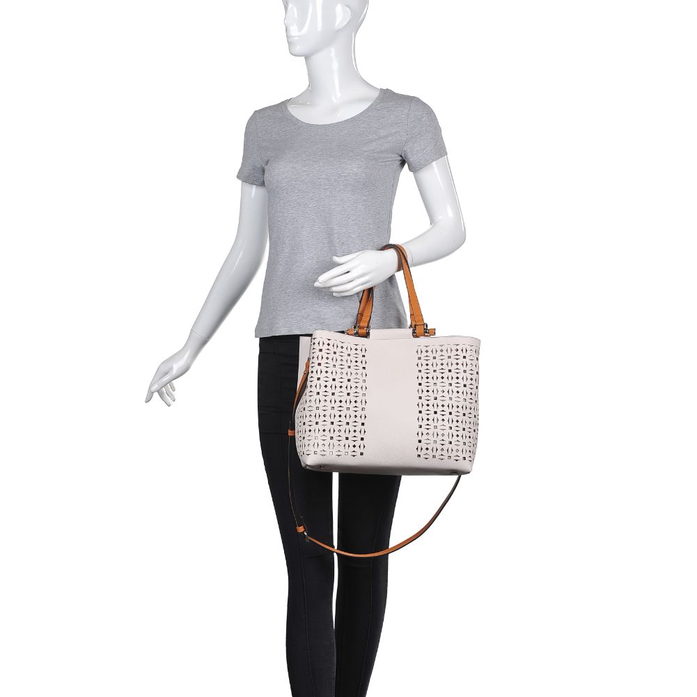 Product Image of Urban Expressions Farrow Tote 840611170149 View 5 | Cream