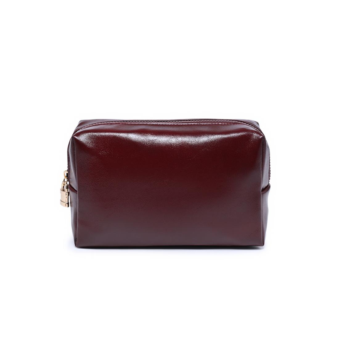 Urban Essentials The Vault Cosmetic & Travel Organizer Pouch 840504210075 View 5 | Burgundy