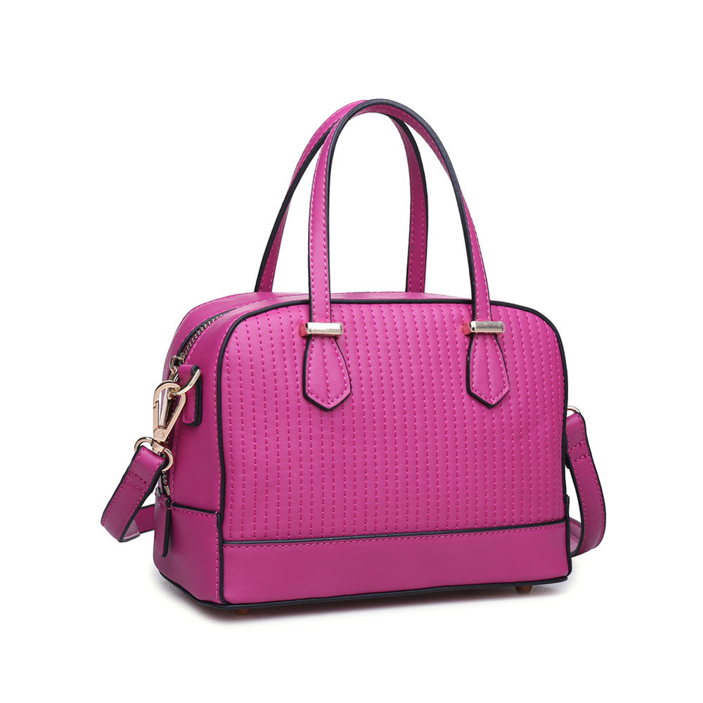 Woman wearing Lipstick Pink Urban Expressions Rue Mini Bag NA-840611144904 View 6 | Lipstick Pink