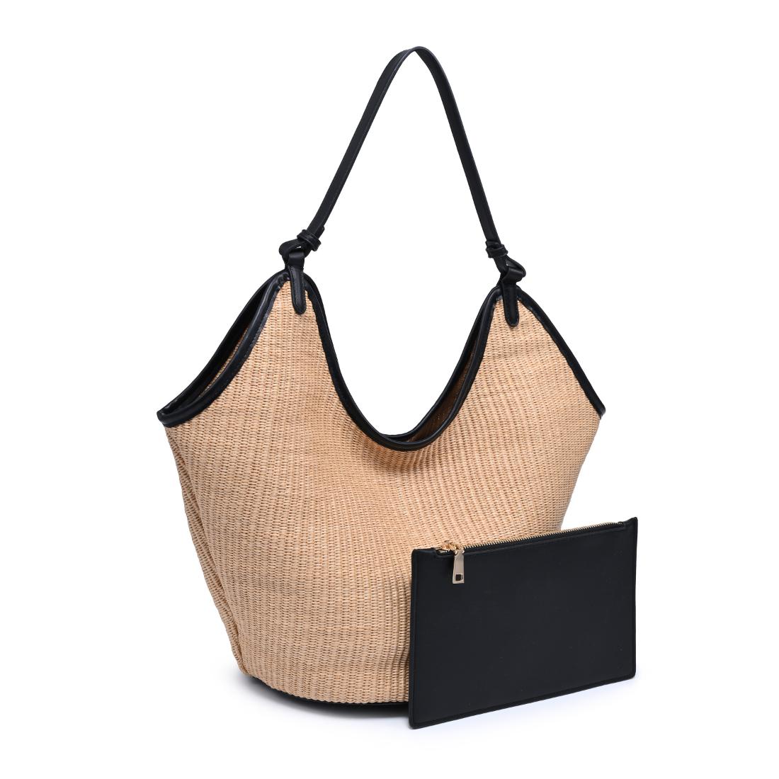 Urban Expressions Ambrose Tote 840504205705 View 6 | Natural Black