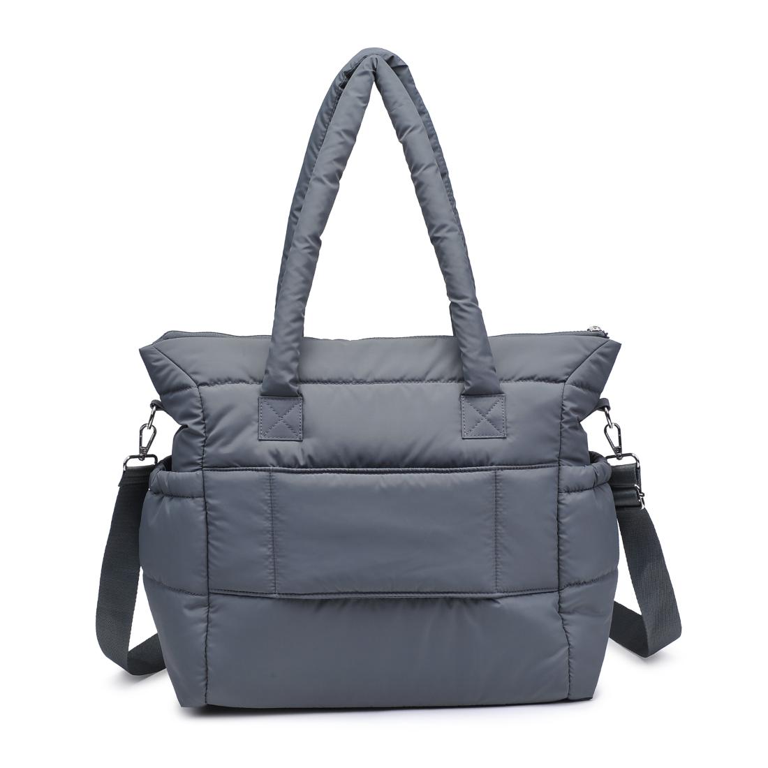 Woman wearing Carbon Urban Expressions Jetsetter Tote 840611195104 View 7 | Carbon