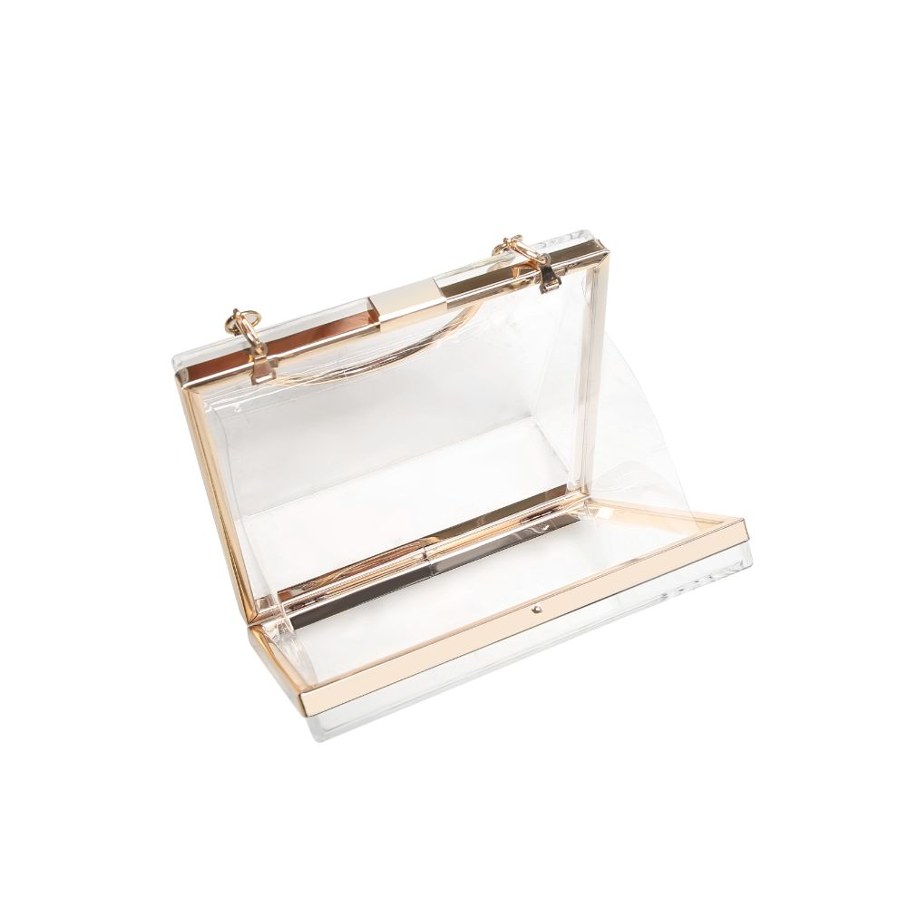Product Image of Urban Expressions Polly Evening Bag 840611177810 View 8 | Clear