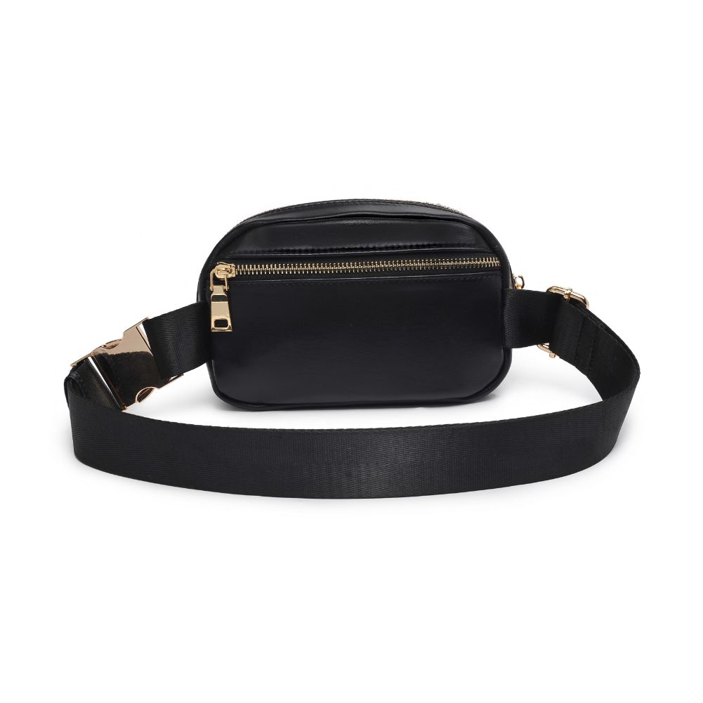 Woman wearing Black Urban Expressions Santi Belt Bag 840611190413 View 7 | Black