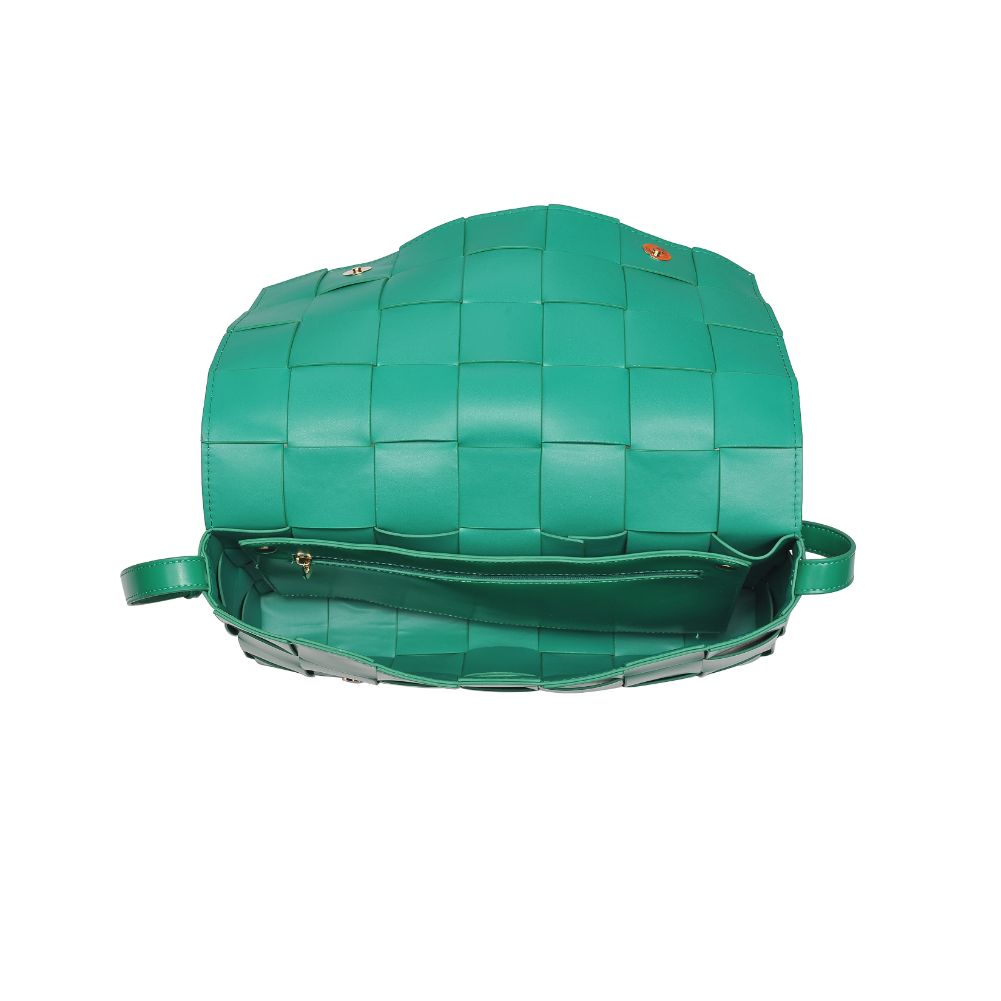 Product Image of Urban Expressions Olga - Woven Crossbody 818209019309 View 8 | Kelly Green