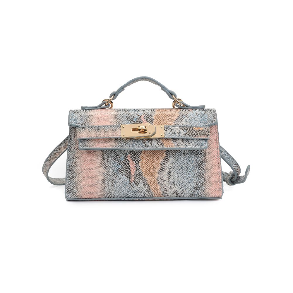 Product Image of Urban Expressions Georgina Snake Crossbody 840611181305 View 5 | Pink Blue Multi