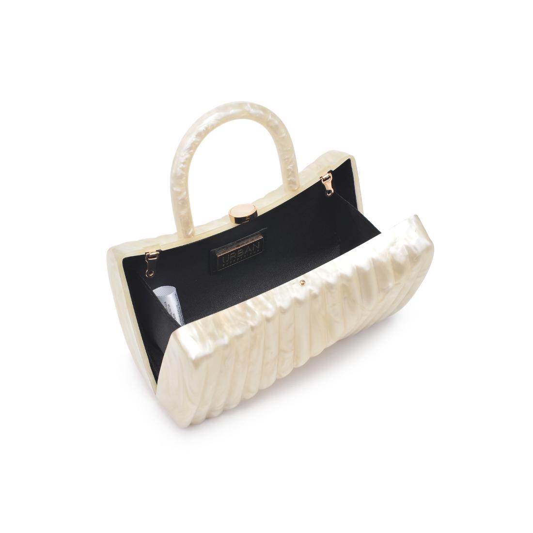 Woman wearing Ivory Urban Expressions Julie Evening Bag 840611198679 View 9 | Ivory