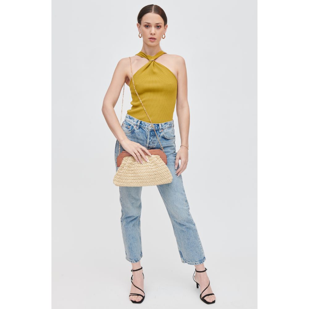 Woman wearing Natural Urban Expressions Tulsa Clutch 840611105912 View 3 | Natural