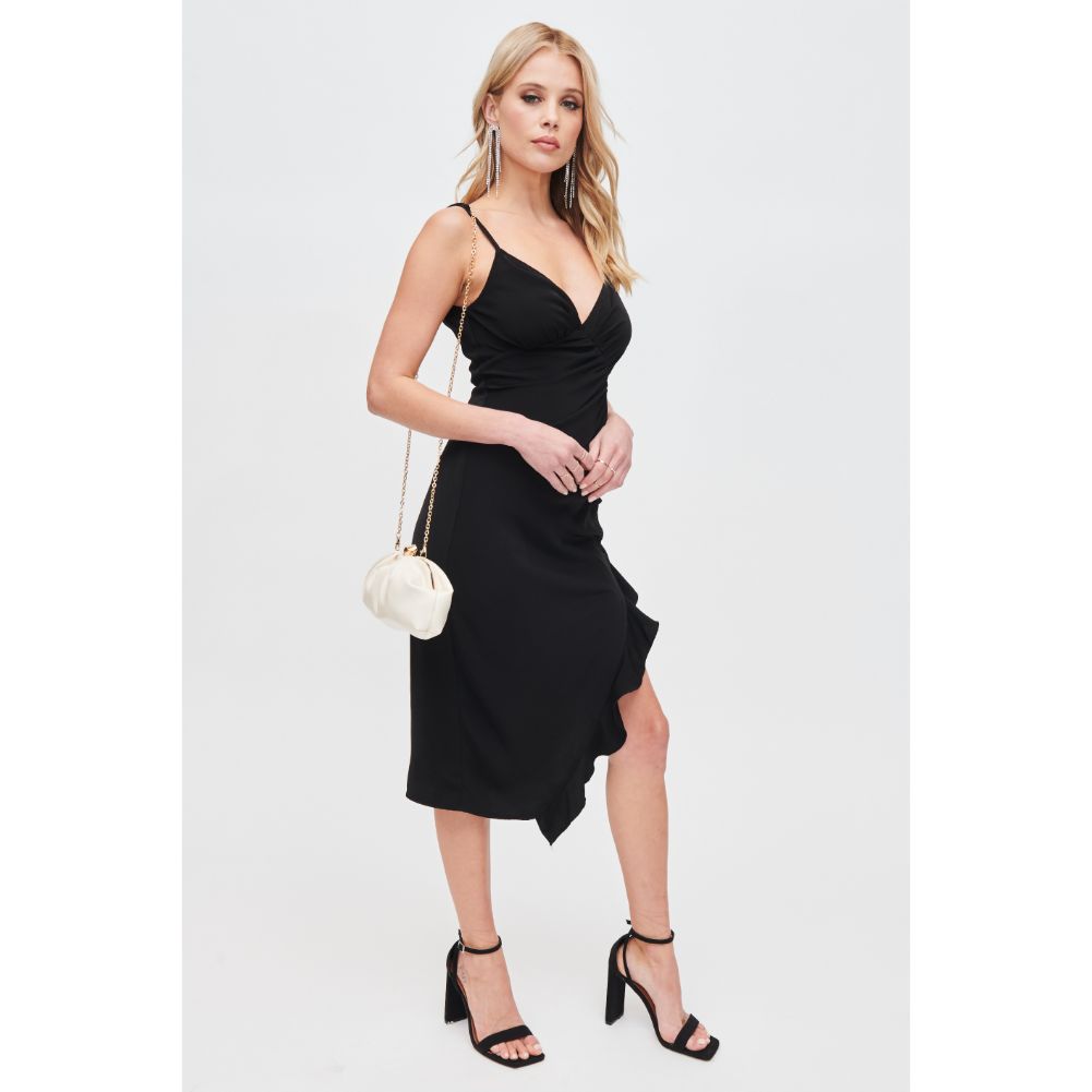 Woman wearing White Urban Expressions Welma Clutch 840611107251 View 3 | White