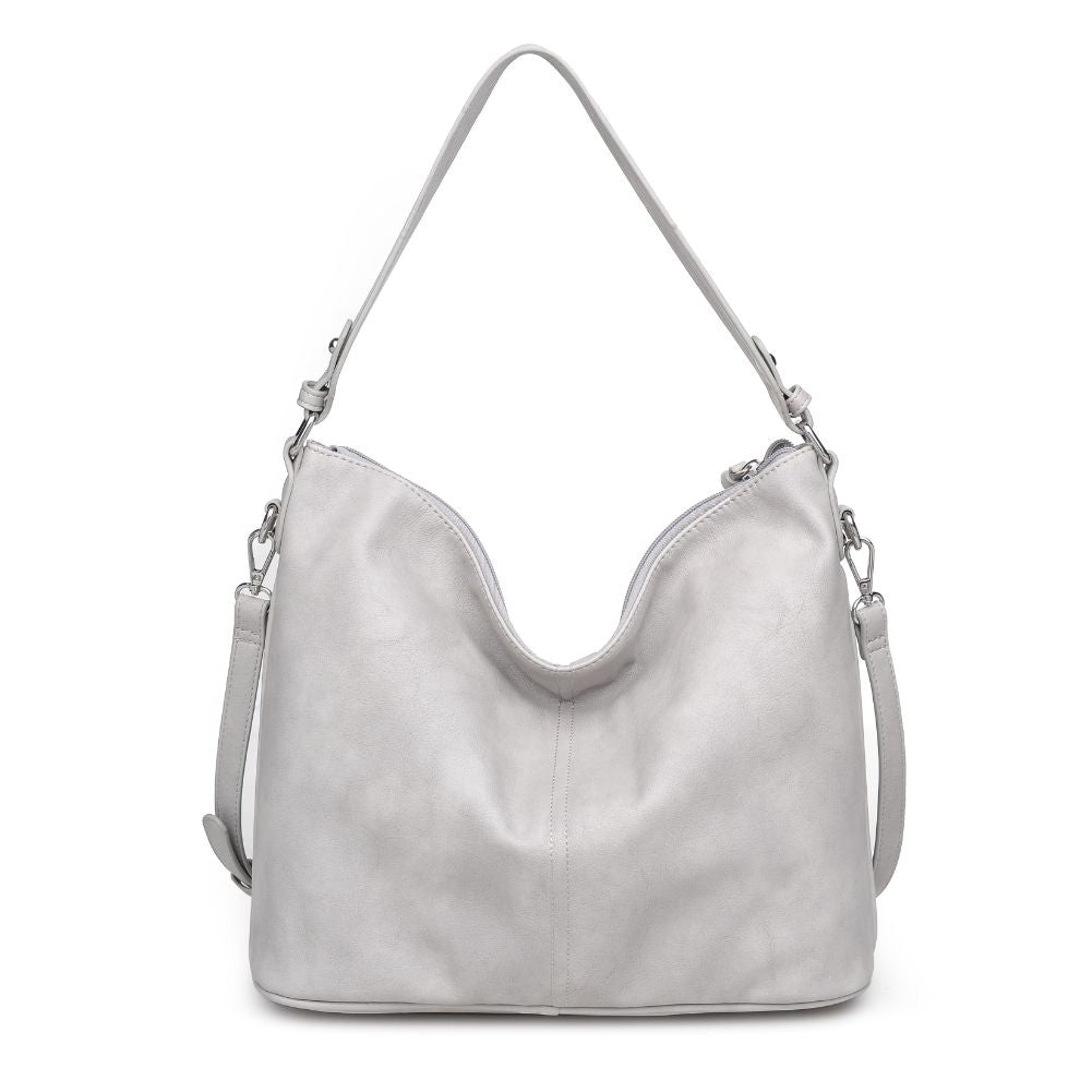 Product Image of Urban Expressions Barbara Hobo 840611164506 View 3 | Grey