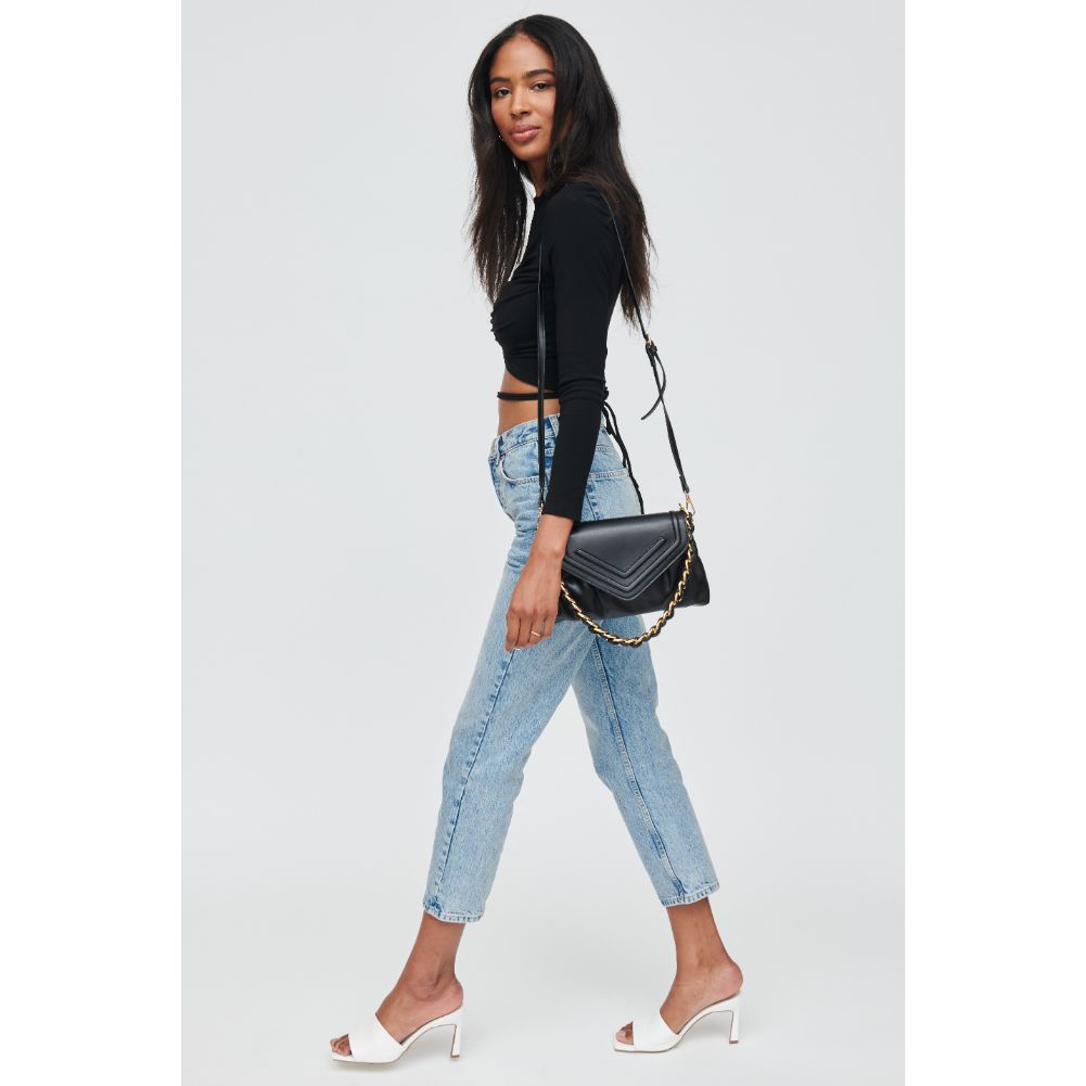 Woman wearing Black Urban Expressions Adrienne Crossbody 840611103024 View 4 | Black
