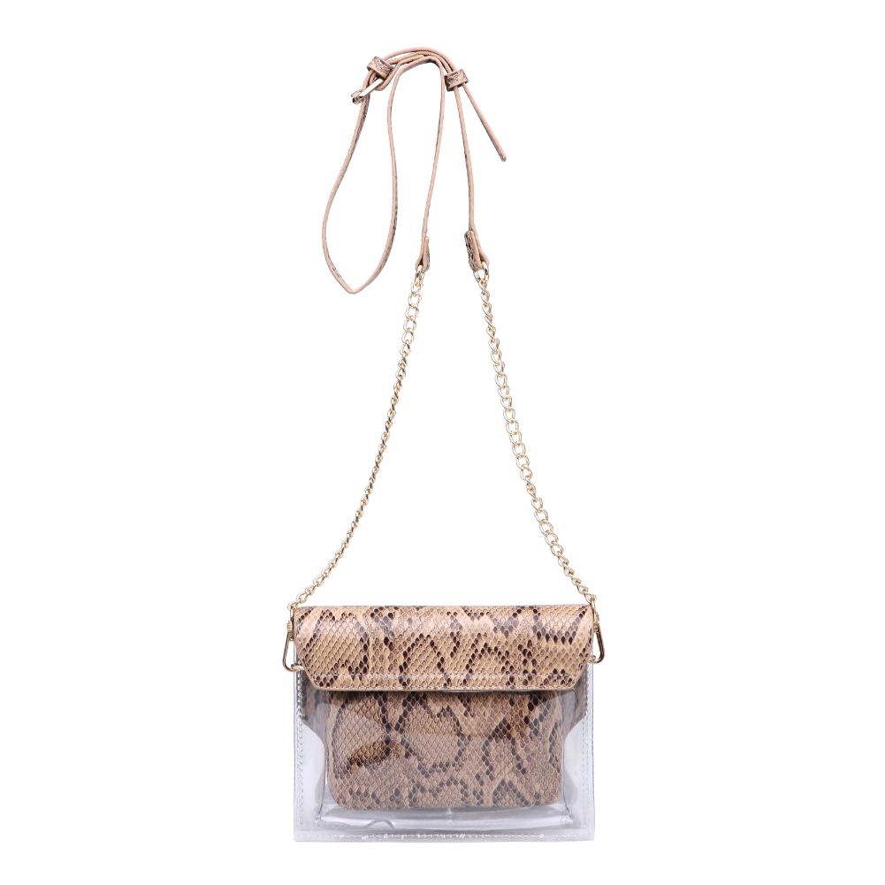 Product Image of Urban Expressions Tailgate - Snake Crossbody 840611162953 View 3 | Natural