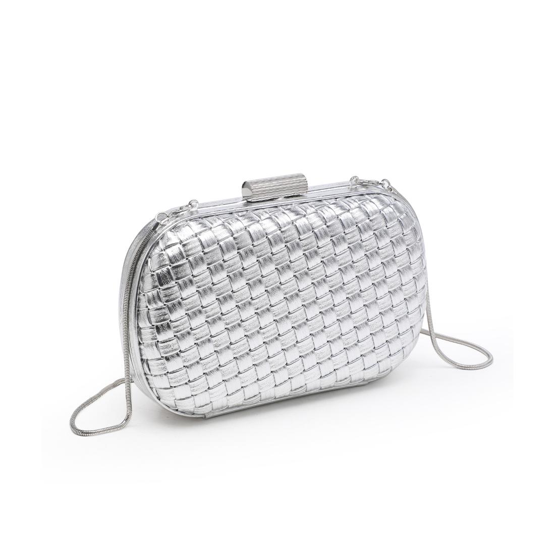 Urban Expressions Roslyn Evening Bag 840504209796 View 6 | Silver