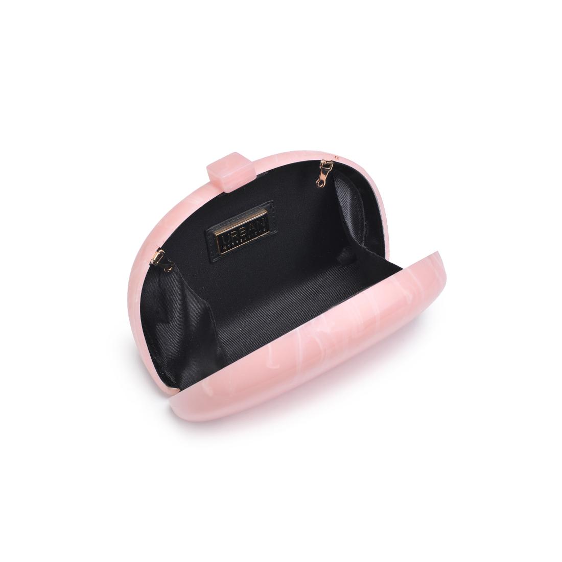Woman wearing Light Pink Urban Expressions Morgan Evening Bag 840611151513 View 9 | Light Pink