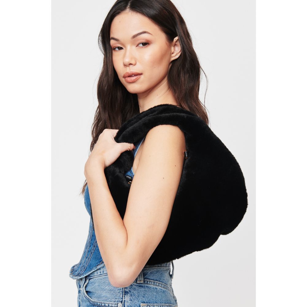 Woman wearing Black Urban Expressions Sylvia Crossbody 840611103802 View 1 | Black