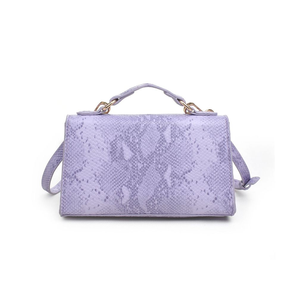 Product Image of Urban Expressions Georgina Snake Crossbody 840611171979 View 3 | Lilac