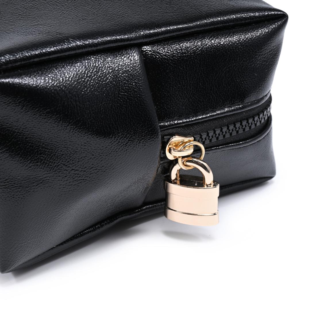 Urban Essentials The Vault Cosmetic & Travel Organizer Pouch 840504210068 View 8 | Black
