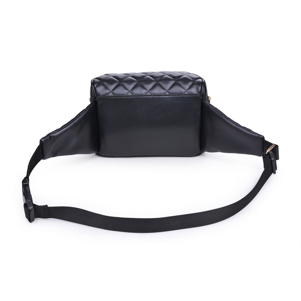 Woman wearing Black Urban Expressions Hawthorn Belt Bag NA-840611158574 View 7 | Black