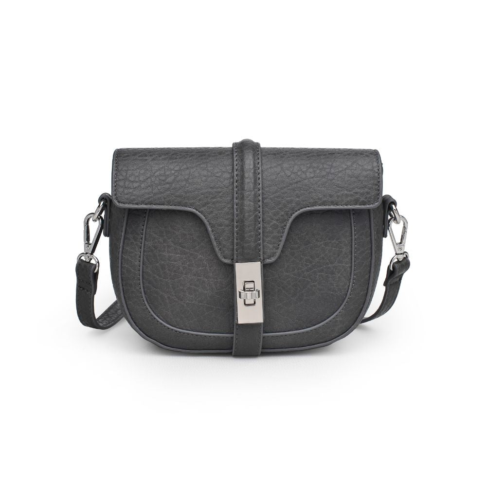 Woman wearing Charcoal Urban Expressions Rory Crossbody NA-840611166449 View 5 | Charcoal