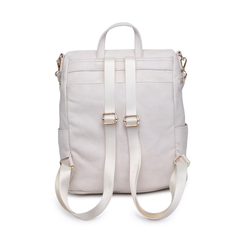 Product Image of Urban Expressions Jefferson Backpack 840611179760 View 7 | Cream