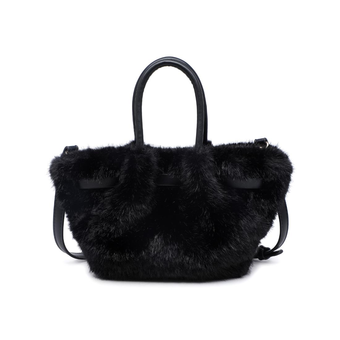 Urban Expressions Frostine - Faux Fur Crossbody 840504211089 View 3 | Black