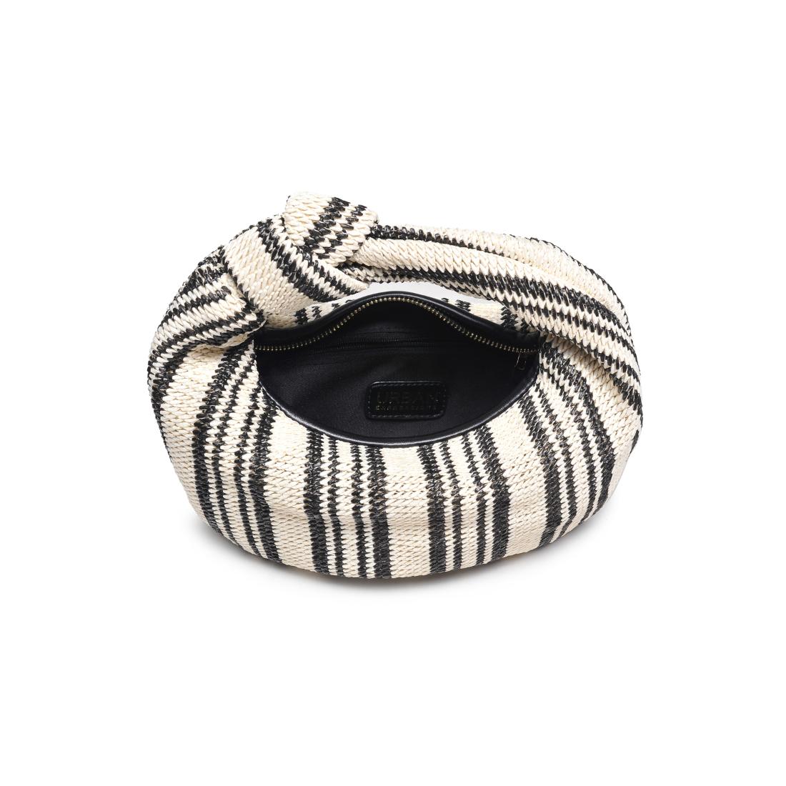 Product Image of Urban Expressions Tracy - Stripes Clutch 840611141651 View 8 | Black White