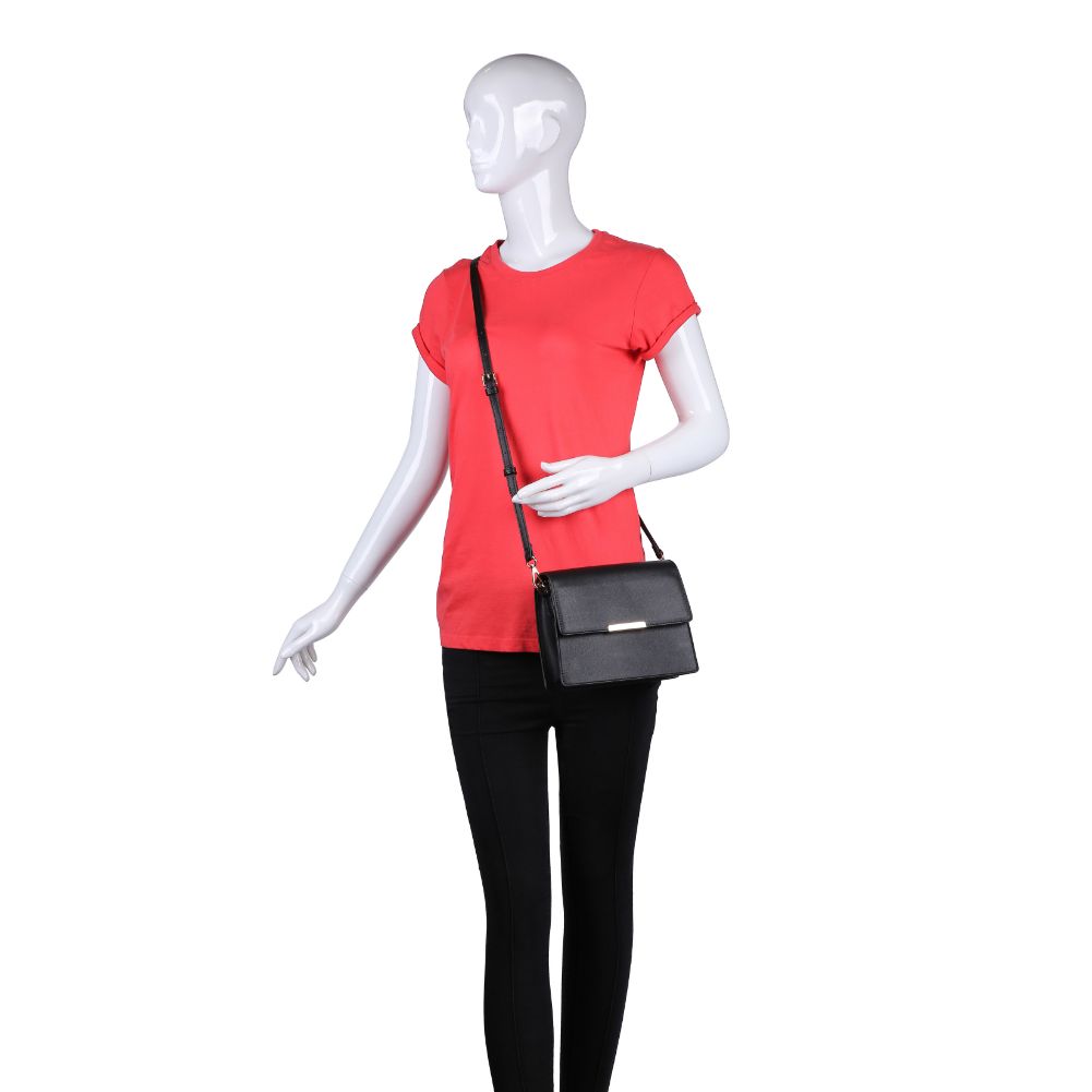 Product Image of Urban Expressions Genesis Crossbody 840611167118 View 5 | Black