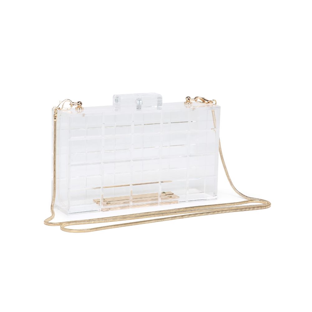 Product Image of Urban Expressions Nisha Evening Bag 840611184436 View 6 | Clear
