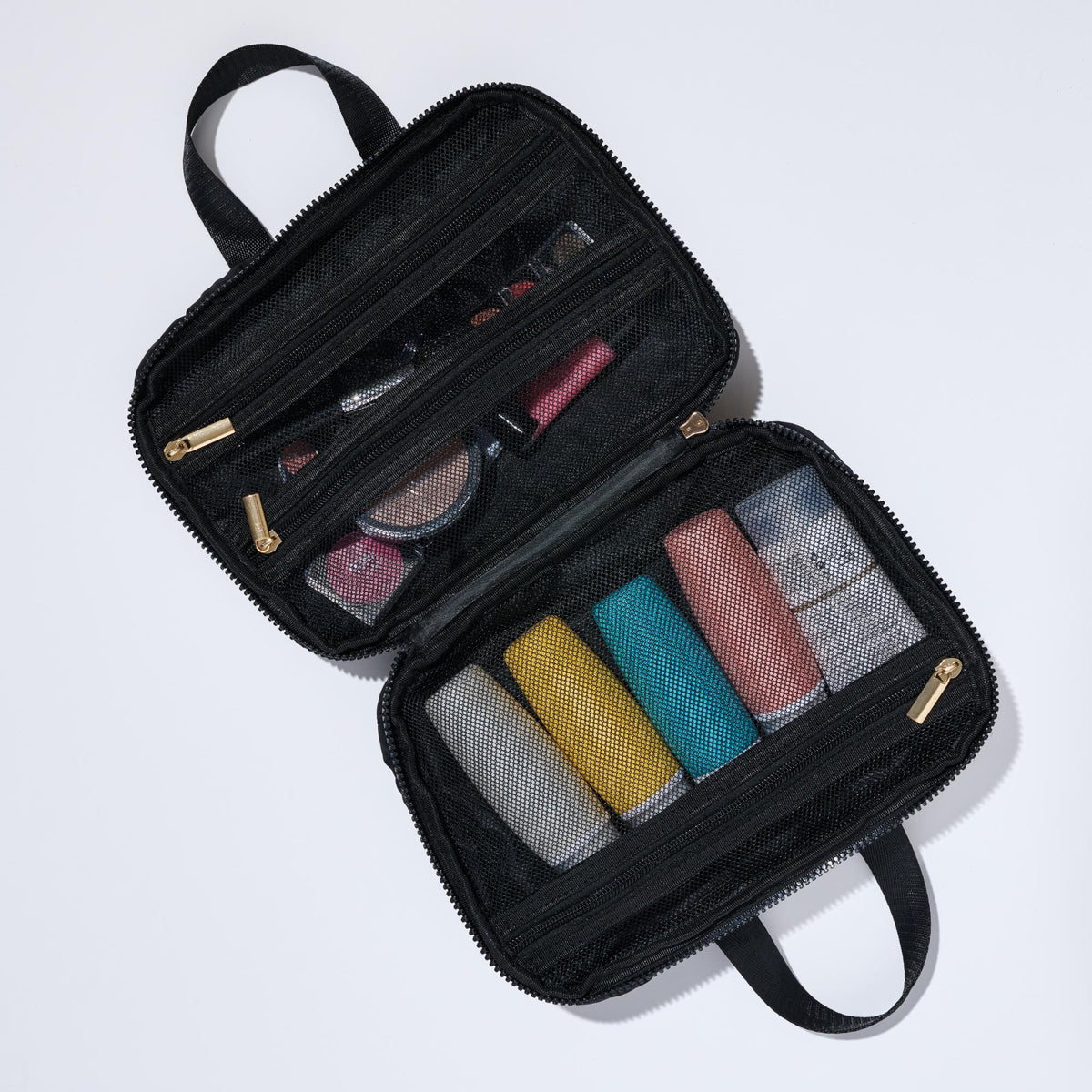 Woman wearing Black Urban Essentials Cloud Cruiser Travel Organizer 840611197672 View 2 | Black