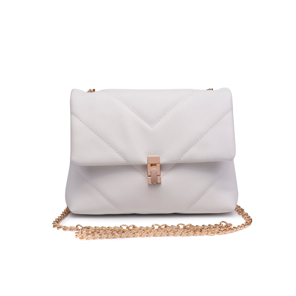 Product Image of Urban Expressions Samantha Crossbody 840611178916 View 1 | White