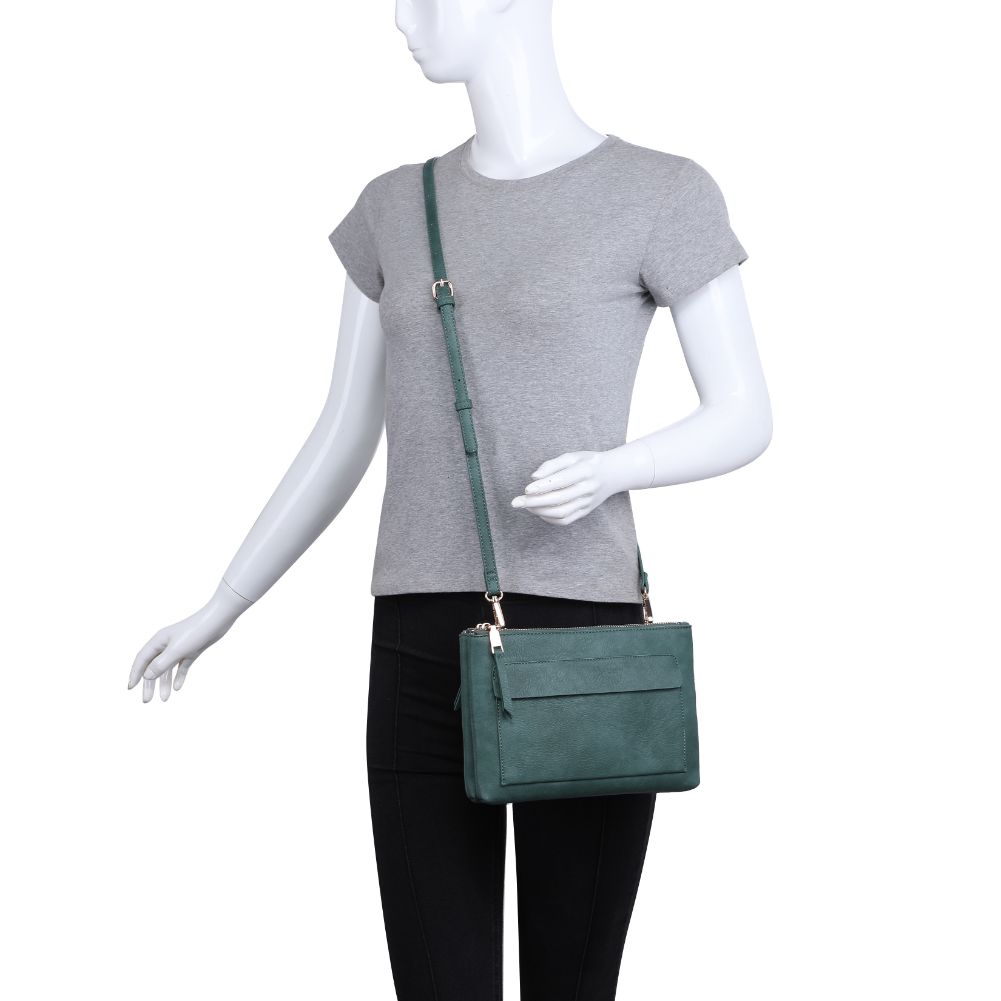 Product Image of Urban Expressions Morris Crossbody 840611105868 View 5 | Emerald