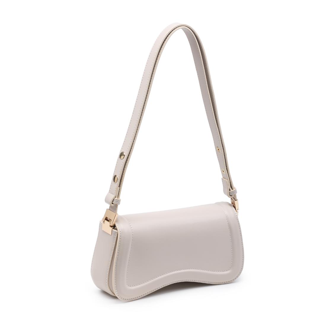 Woman wearing Oatmilk Urban Expressions Max Shoulder Bag 840504208416 View 6 | Oatmilk