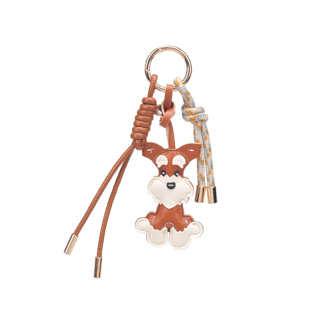 Product Image of Urban Expressions Storm Keychain Charm 840504201042 View 5 | Tan