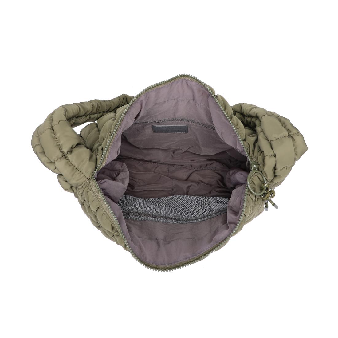 Product Image of Urban Expressions Tamsin - Quilted Puffer Hobo 840504200502 View 4 | Olive