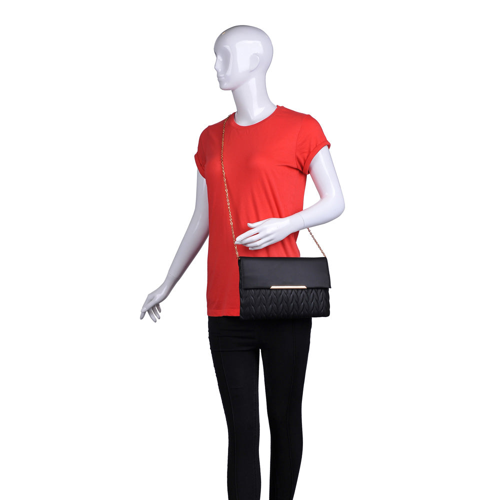 Product Image of Urban Expressions Jessie Clutch NA-840611159830 View 5 | Black