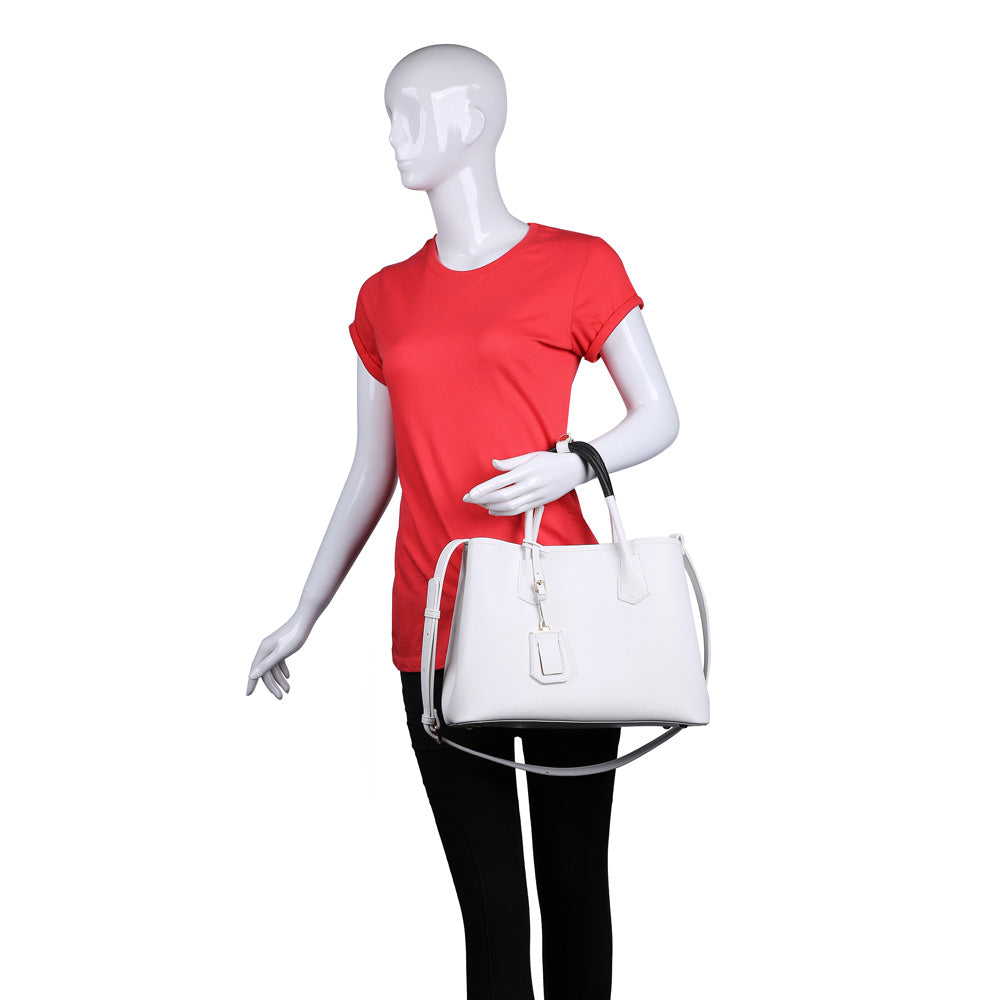 Product Image of Urban Expressions Collette Satchel NA-840611160515 View 5 | White
