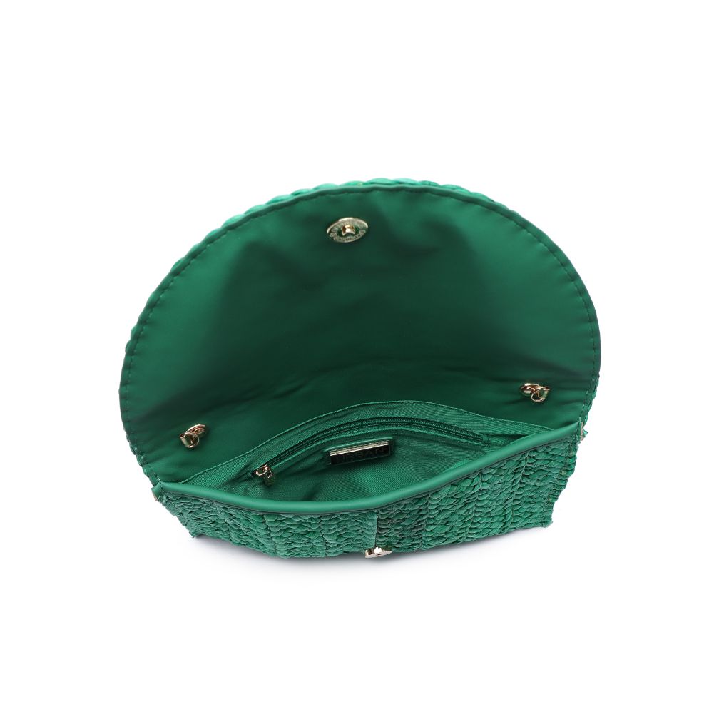 Woman wearing Green Urban Expressions Aegean Clutch 840611100740 View 9 | Green