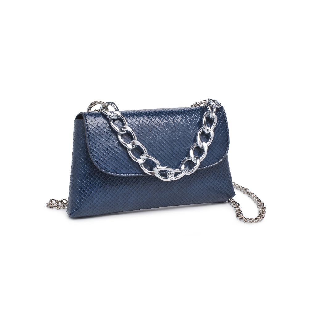 Woman wearing Denim Urban Expressions Teagan Crossbody 818209011617 View 6 | Denim