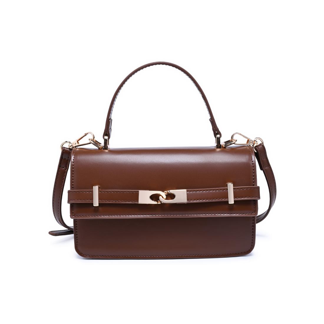 Woman wearing Chocolate Urban Expressions Lily Crossbody 840504205804 View 5 | Chocolate