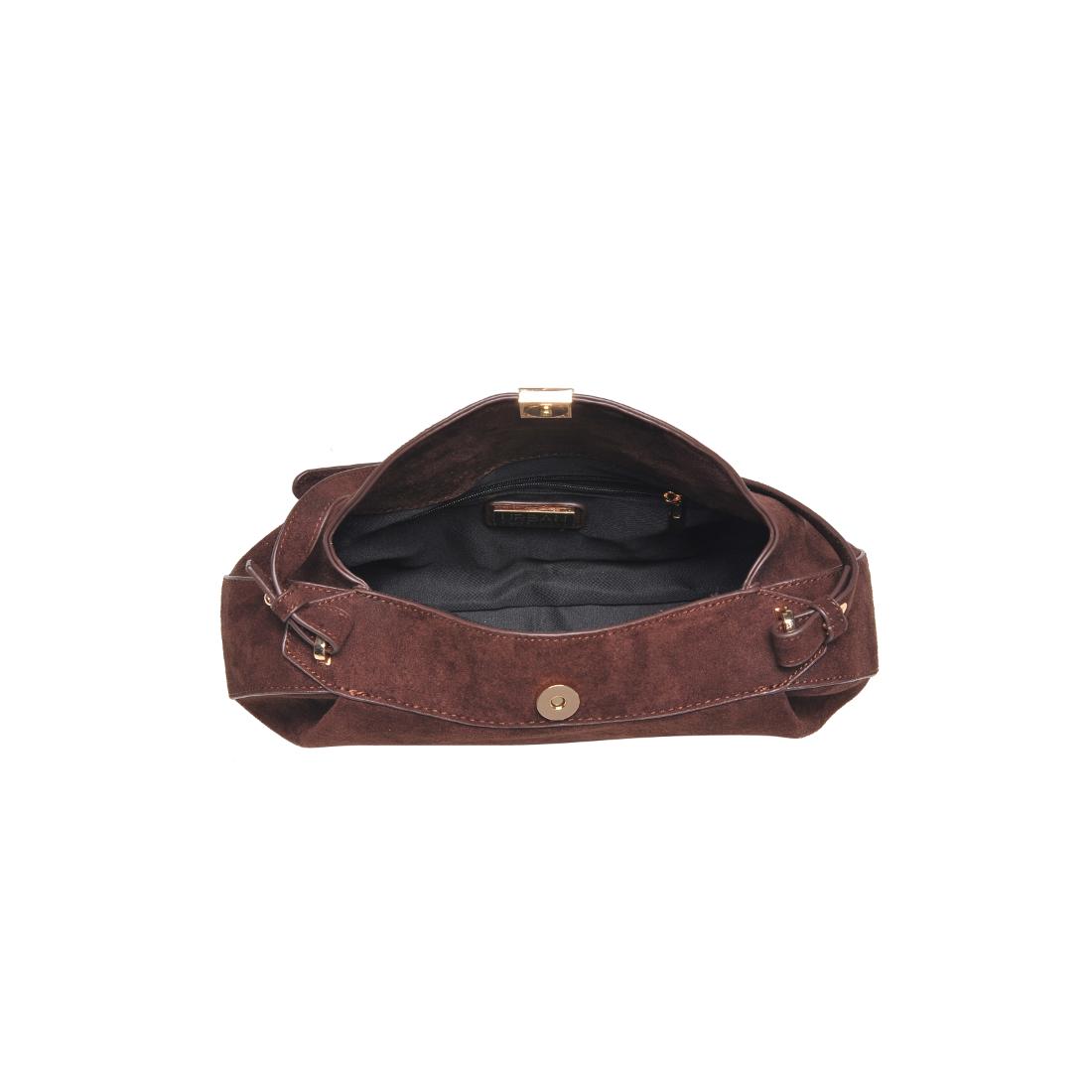 Product Image of Urban Expressions Lizzie Crossbody 840611199089 View 4 | Chocolate