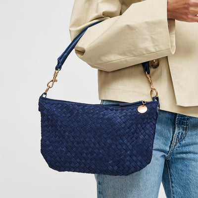 Woman wearing Midnight Urban Expressions Jordan - FS Crossbody 840504211812 View 1 | Midnight