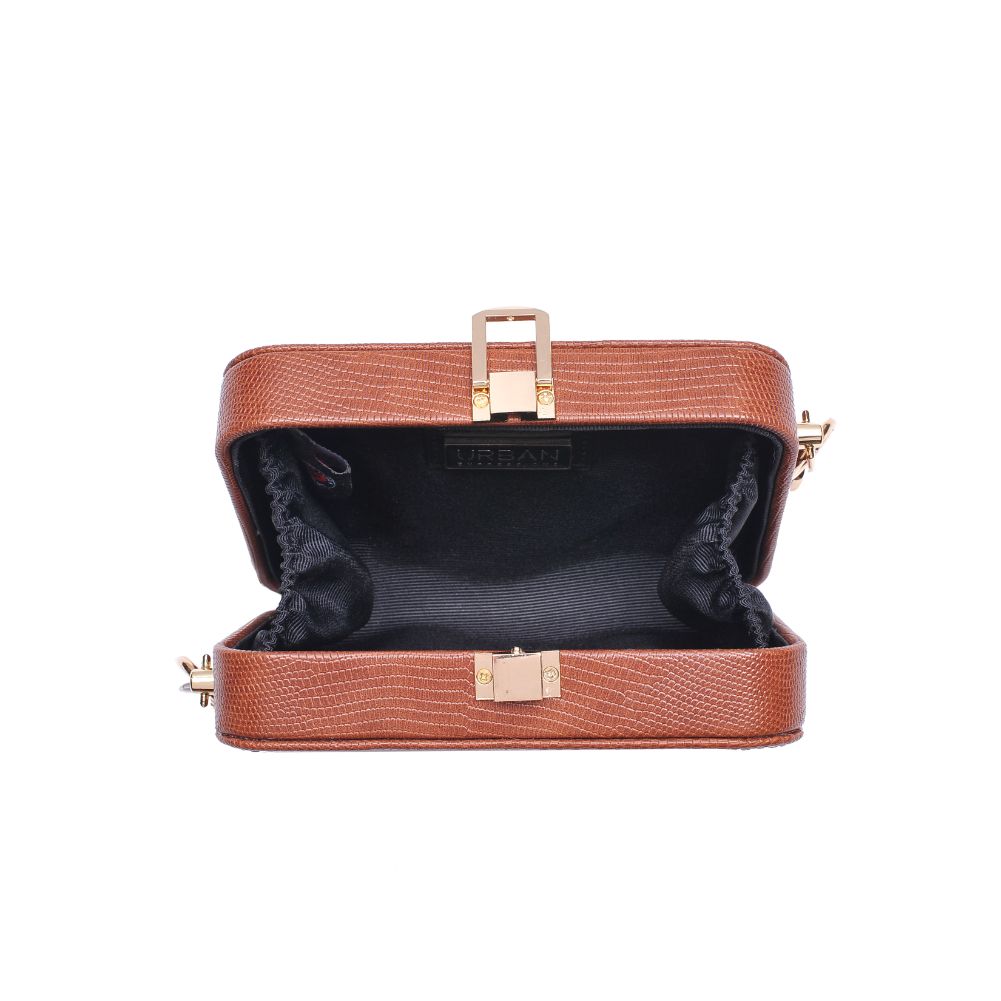 Product Image of Urban Expressions Gwen Lizard Evening Bag 840611173980 View 4 | Whisky