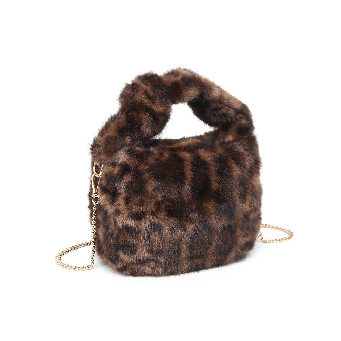 Product Image of Urban Expressions Monica - Faux Fur Crossbody 840611199515 View 6 | Leopard