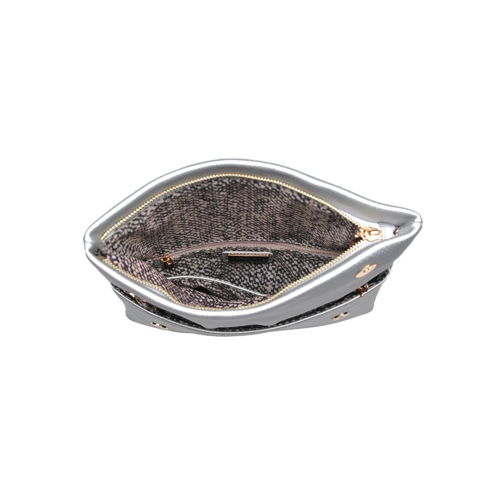 Product Image of Urban Expressions Evie Clutch 840611164919 View 4 | Silver