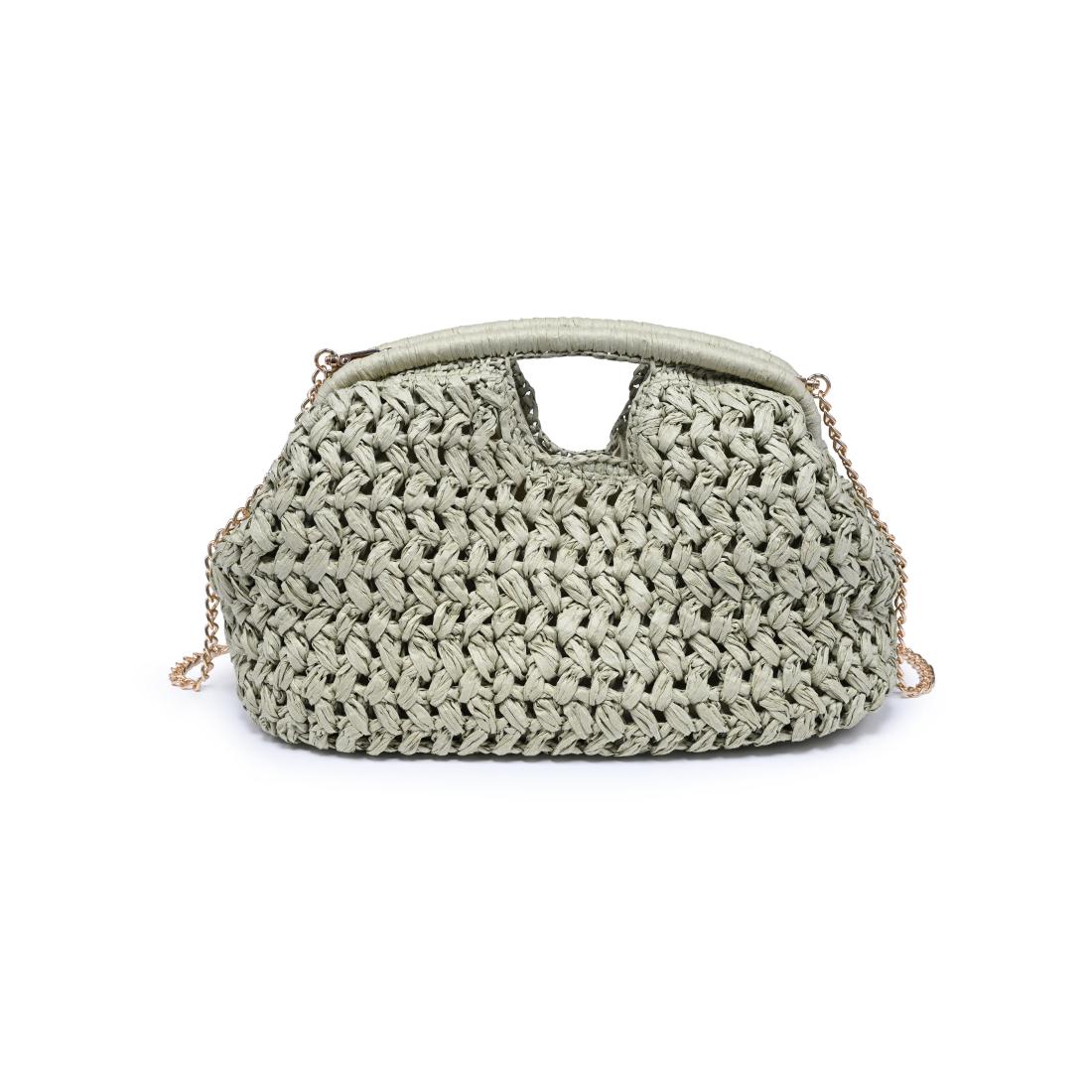 Woman wearing Sage Urban Expressions Abigail Crossbody 840504204135 View 5 | Sage
