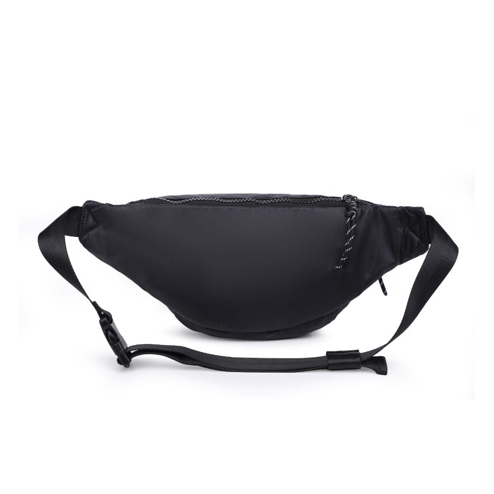 Woman wearing Black Urban Expressions Laurence - Nylon Belt Bag 840611114839 View 7 | Black
