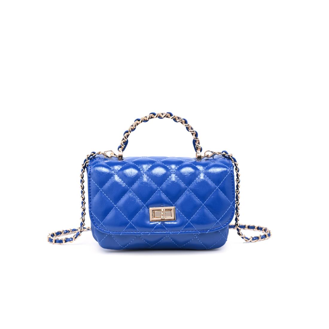 Woman wearing Electric Blue Urban Expressions Leo Crossbody 840504205088 View 5 | Electric Blue